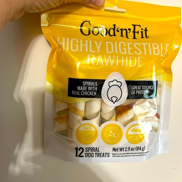Other - Good N Fit Rawhide 12Spiral Dog Treats